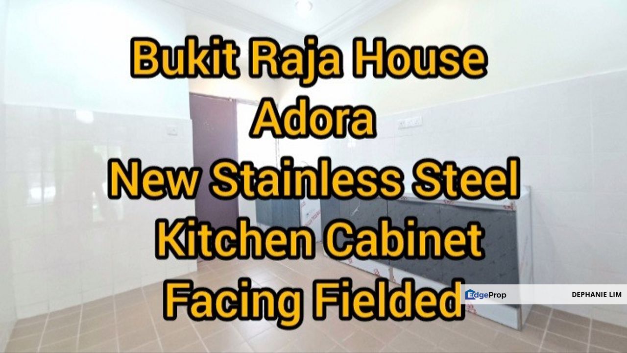 Bukit Raja House For Sale New Stainless Steel Kitchen Cabinet Adora, Selangor, Klang