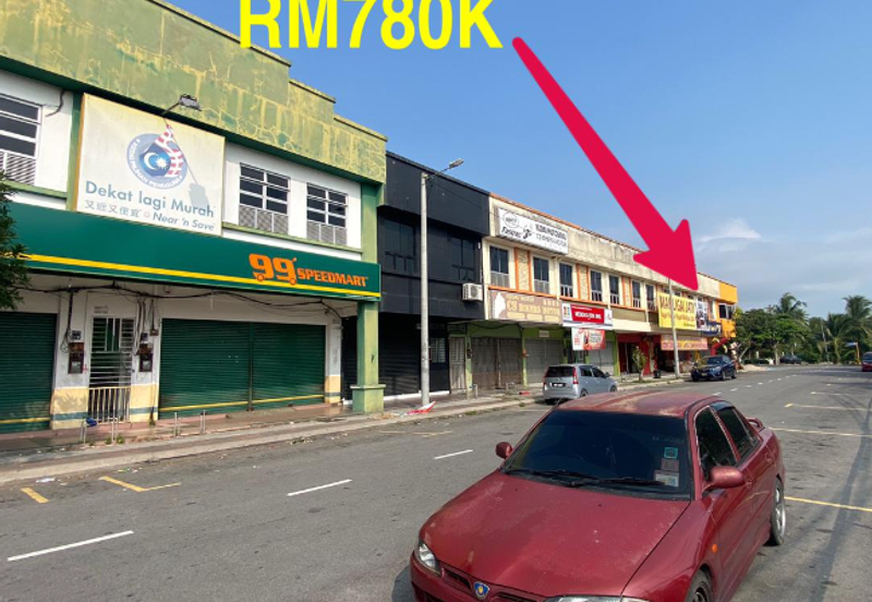 Kuala Selangar Asam Jawa  2 Storey Shop for Sale, Prime Commercial Investment at RM780K only!