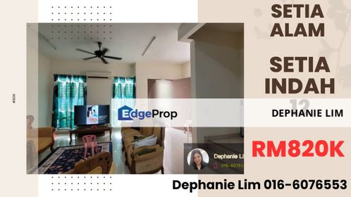 Setia Alam House For Sale Double Storey Terrace House At Setia Indah 12, Selangor, Shah Alam