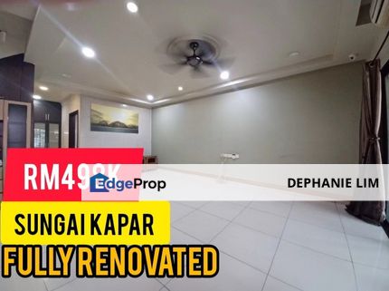 Sungai Kapar Indah Double Storey Terraced House For Sale Fully Renovated, Selangor, Kapar 