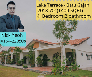 Single Storey Terrace House - Batu Gajah for Sale @RM285,000 By NICK ...