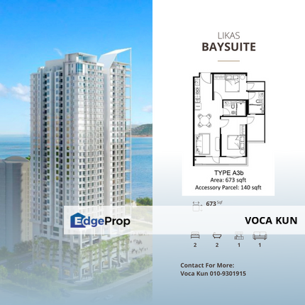 New Commercial Unit Bay Suite@ Likas Investment , Sabah, Kota Kinabalu