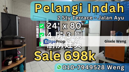 Pelangi Indah 2 sty House, Johor, Ulu Tiram