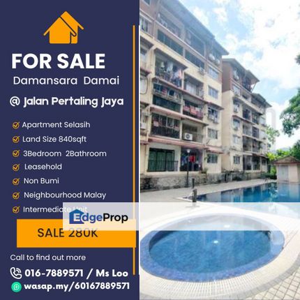 Selasih Apartment @ Damansara Damai, Selangor, Damansara Damai