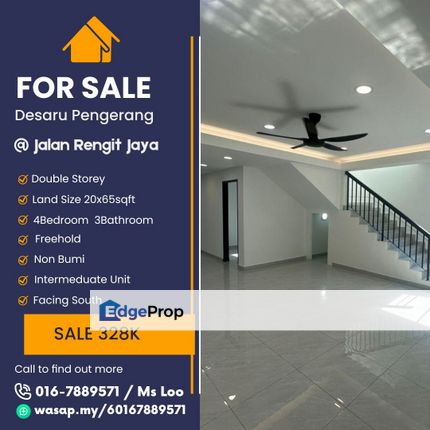 Desaru Double Storey End Lot, Johor, Kota Tinggi