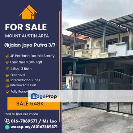 JP Perdana@Mount Austin, Johor, Johor Bahru
