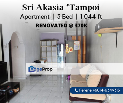 Sri Akasia Apartment , Tampoi Indah , Renovated , Johor, Tampoi