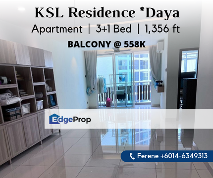 KSL Residence @ Daya , 3+1 Bed , Renovated , Johor, Johor Bahru