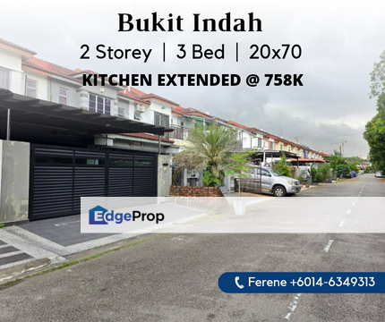 Bukit Indah , 2 Storey , Renovated , Unblock View , Johor, Johor Bahru