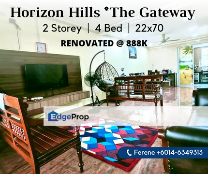Horizon Hills , The Gateway , 2 Storey , Renovated , Johor, Nusajaya