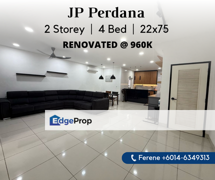 JP Perdana , 2 Storey , Mount Austin , Renovated , Johor, Johor Bahru