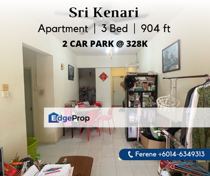 Sri Kenari Apartment , Tampoi Indah , 3 Bed , Johor, Tampoi