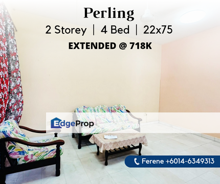 Taman Perling , 2 Storey , Renovated Unit , Johor, Johor Bahru
