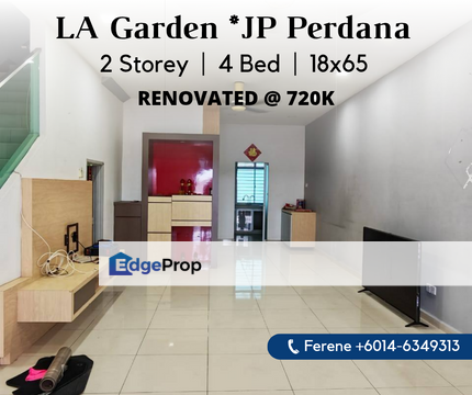 La Garden , Jp Perdana , 2 Storey , Renovated Unit , Johor, Johor Bahru