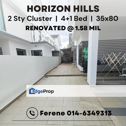 Horizon Hills , The Green , 2 Storey Cluster , Renovated , Johor, 
