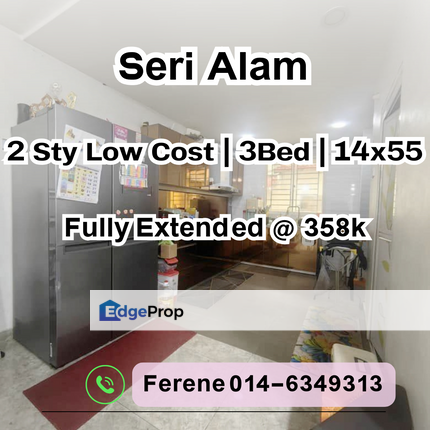 Seri Alam , 2 Storey Low Cost , Fully Extended , Renovated , Johor, Masai