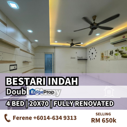 Bestari Indah , 2 Storey , Lily ,  Fully Renovated , Johor, Ulu Tiram