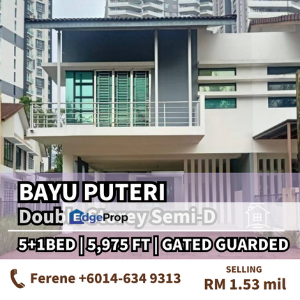 Bayu Puteri , 2 Storey Semi D , Nearby JB Town , Johor, Johor Bahru