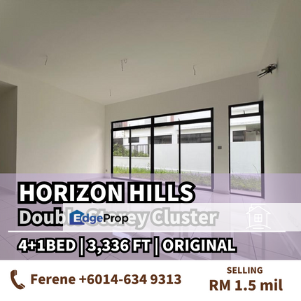 Horizon Hills , The Green , 2 Storey Cluster , GnG, Johor, 