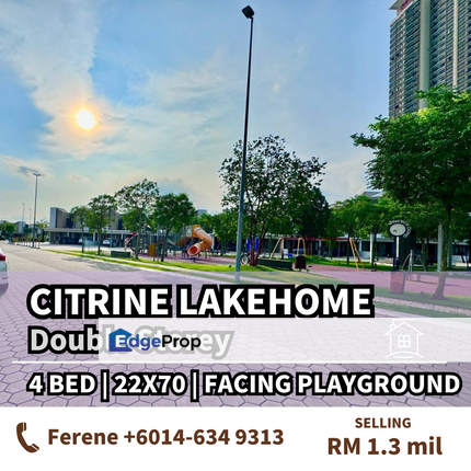 Sunway Citrine Lakehome , 2 Storey , Facing Play Ground , Johor, 