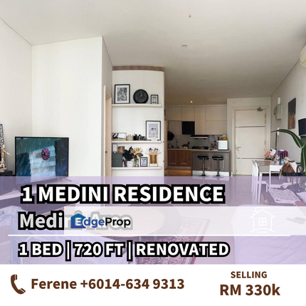 One Medini Condominium , Medini , Renovated , Johor, Johor Bahru
