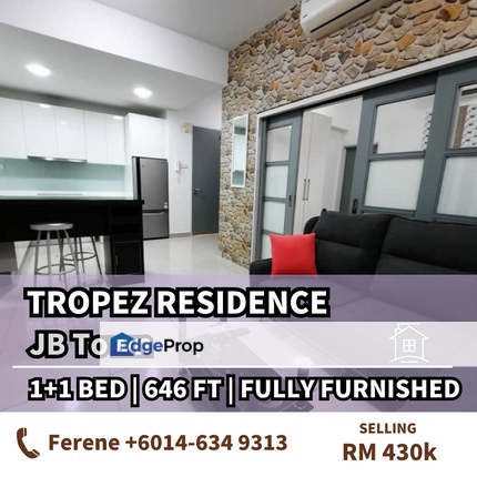 Tropez Residences , Danga Bay , Fully Furnish , Johor, Johor Bahru