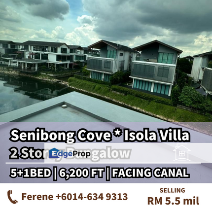 Isola Villa , Senibong Cove , 3 Storey Bungalow , Johor, Masai