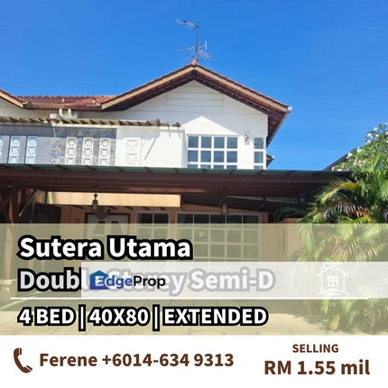 Sutera Utama , Double Storey Semi-D , Renovated , Johor, Skudai
