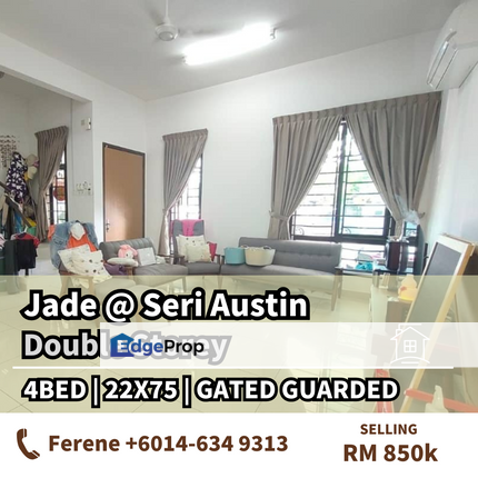 Jade , Seri Austin , Double storey , Gated Guarded , Johor, Johor Bahru