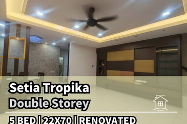 Areca Green , Setia Tropika , Double Storey , Renovated 