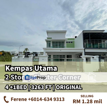 Kempas Utama , Oleander , Double storey corner , Johor, Johor Bahru