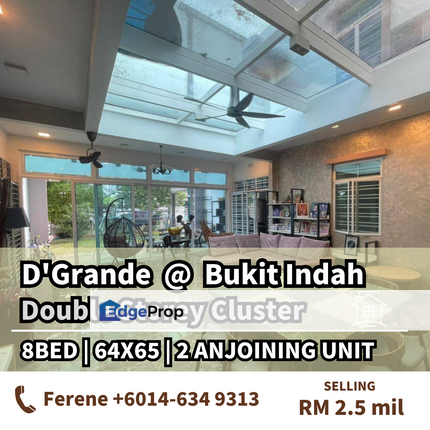 D'Grande , Bukit Indah , Double Storey Cluster , Johor, Bukit Indah