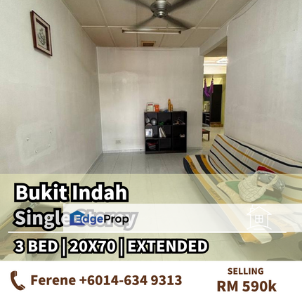 Bukit Indah , Single Storey , Kitchen Fully Extended , Johor, Johor Bahru