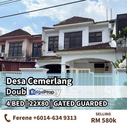 Desa Cemerlang , Double Storey , Original unit , Johor, Ulu Tiram