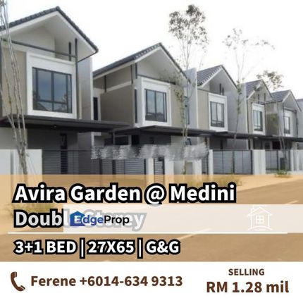 Avira Garden , Medini , Double Storey , Renovated , Johor, Nusajaya
