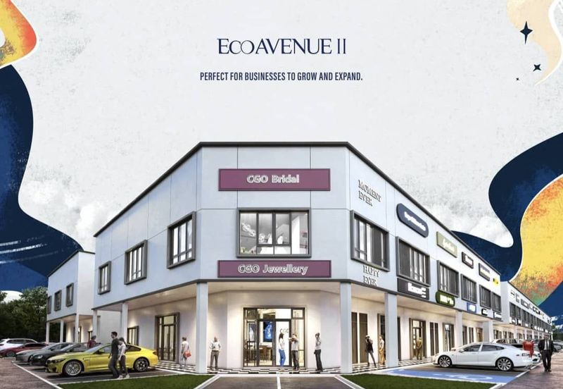 Eco Avenue 2 , Kota Masai , Double Storey Shoplot