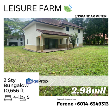 Leisure Farm , 2 Storey Bungalow , Original , Johor, Gelang Patah