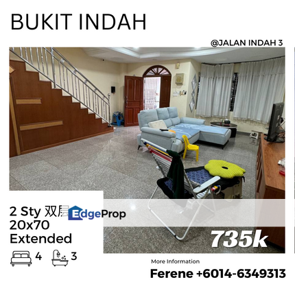 2 Storey , Bukit Indah , Renovated , Johor, Johor Bahru