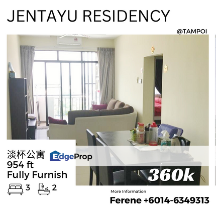 Jentayu Residency , Tampoi , 3 Bed , Johor, Tampoi