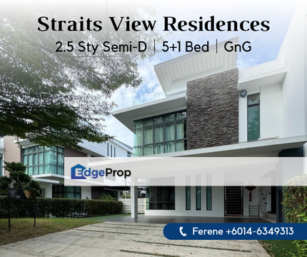 Straits View Residences , 2.5 Storey Semi D , Johor, Permas Jaya/Senibong