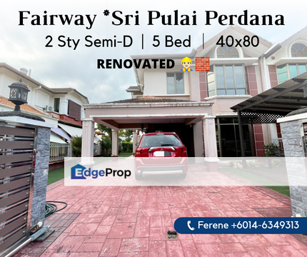 Fairway, Sri Pulai Perdana, 2 Storey Semi D , Johor, Skudai