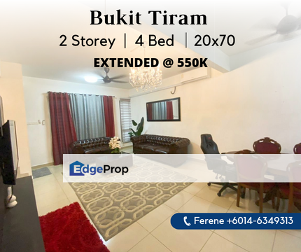 Bukit Tiram , 2 Storey , Kitchen Extended , Johor, Ulu Tiram