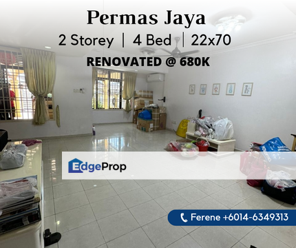 Permas Jaya , 2 Storey , Partial Furnish , 4 Bed , Johor, Permas Jaya/Senibong