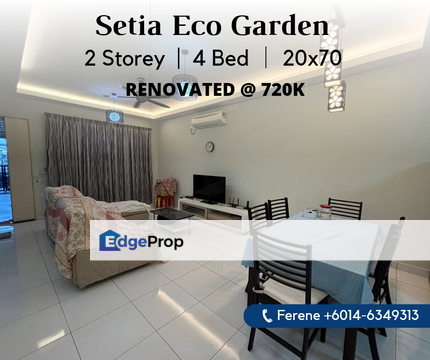 Setia Eco Garden , 2 Storey , Renovated , Gelang Patah , Johor, Gelang Patah