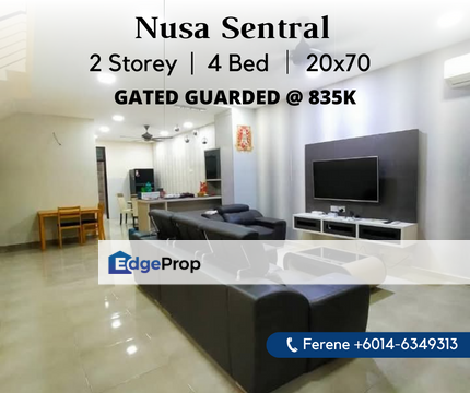 Nusa Sentral , 2 Storey , Renovated , Gated Guarded , Johor, Nusajaya