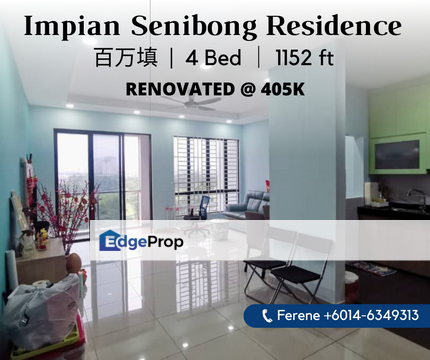 Impian Senibong Residence , Permas , Good Condition , Johor, Permas Jaya/Senibong