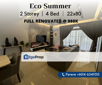 Eco Summer , 2 Storey , Alton , Renovated , Johor, Johor Bahru