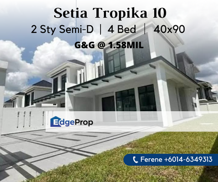 Setia Tropika , Alocasia , 2 Storey Semi D , Johor, Setia Tropika