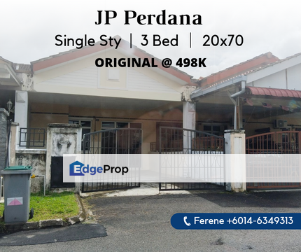 JP Perdana , Jaya Putra Perdana , Single Storey , Johor, Johor Bahru