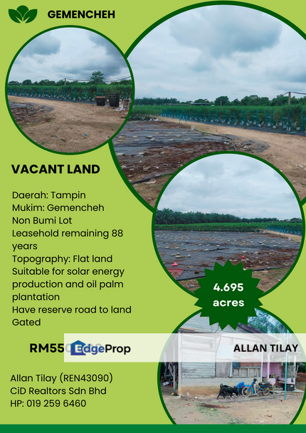 Gemencheh Vacant Land, Negeri Sembilan, Tampin